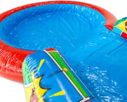 Buikschuifbaan Comic